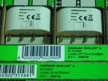 Комплект ламп 2шт. Osram Dulux L 6500К (для Светильника КЛЛ)